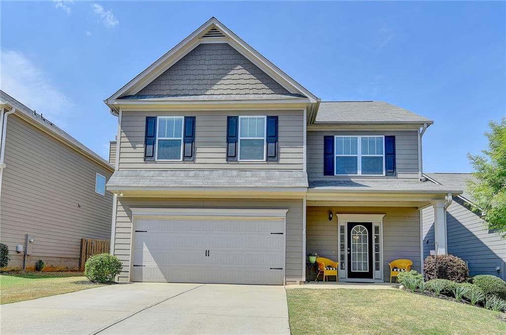 4 bedroom, 3 bathroom, 2,288 sq ft single family residence sold at 317 Rippling Drive, Ball Ground, GA 30107