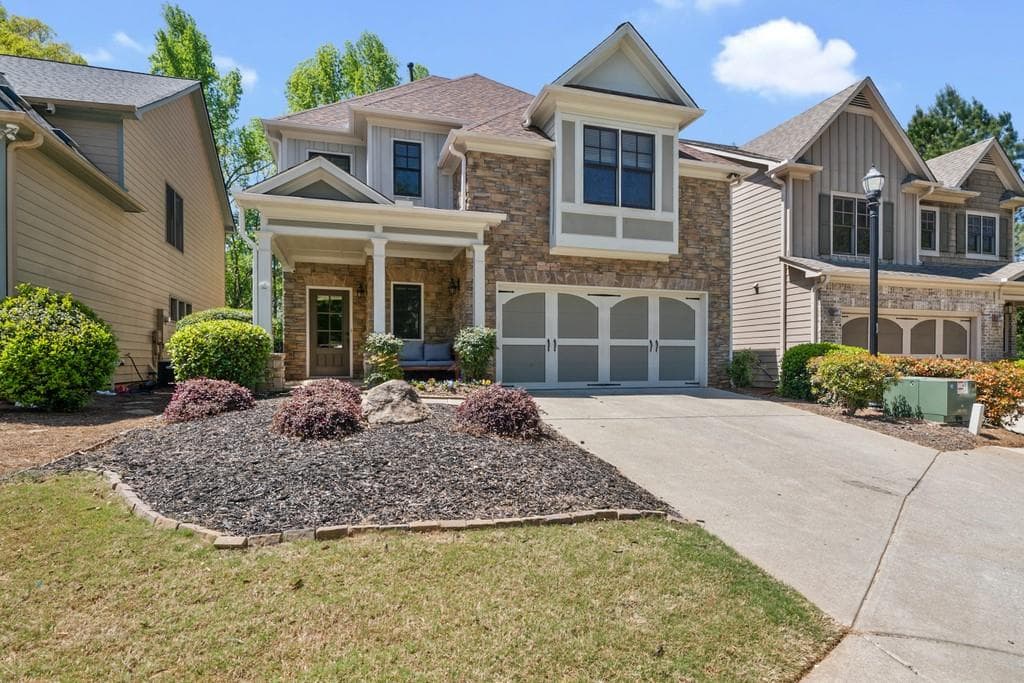 4 bedroom, 4 bathroom, 3,192 sq ft single family residence sold at 8435 Majors Mill Drive, Cumming, GA 30041