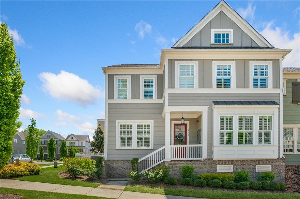 3 bedroom, 3 bathroom, 2,362 sq ft townhouse sold at 311 Booth Street, Woodstock, GA 30188