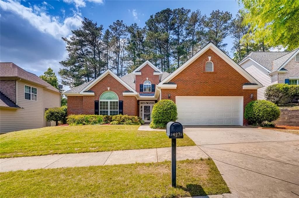 3 bedroom, 3 bathroom, 2,144 sq ft single family residence sold at 427 Long Branch Way, Canton, GA 30115