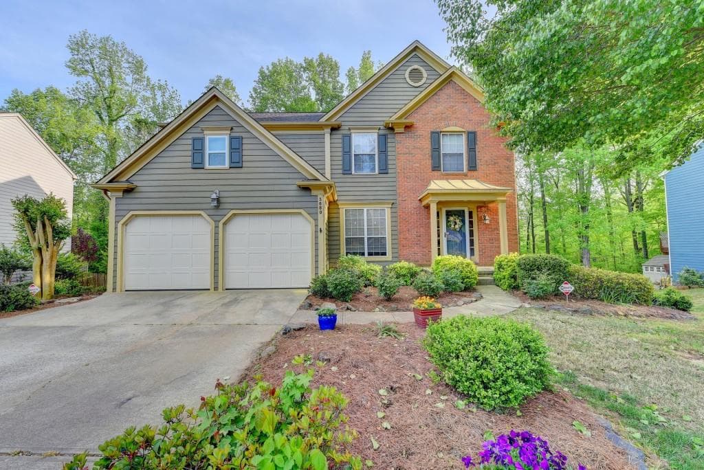 3 bedroom, 3 bathroom, 2,124 sq ft single family residence sold at 3680 Oak Park Drive, Suwanee, GA 30024