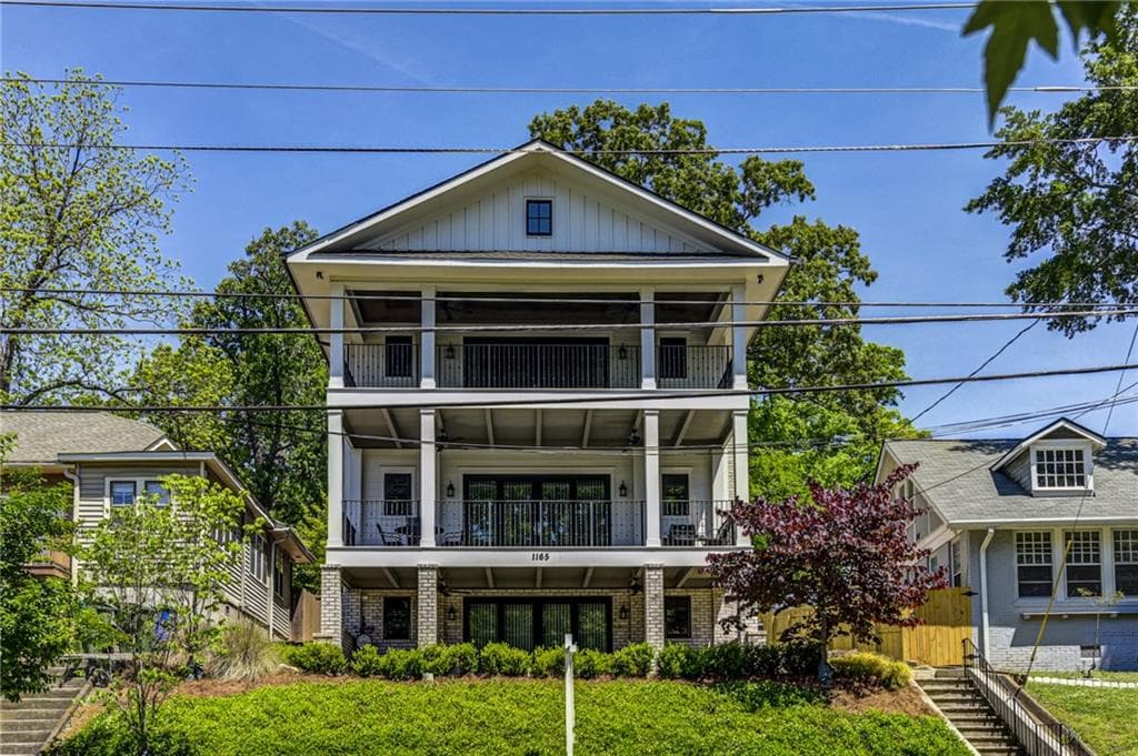 6 bedroom, 7 bathroom, 5,500 sq ft single family residence sold at 1165 Monroe Drive, Atlanta, GA 30306