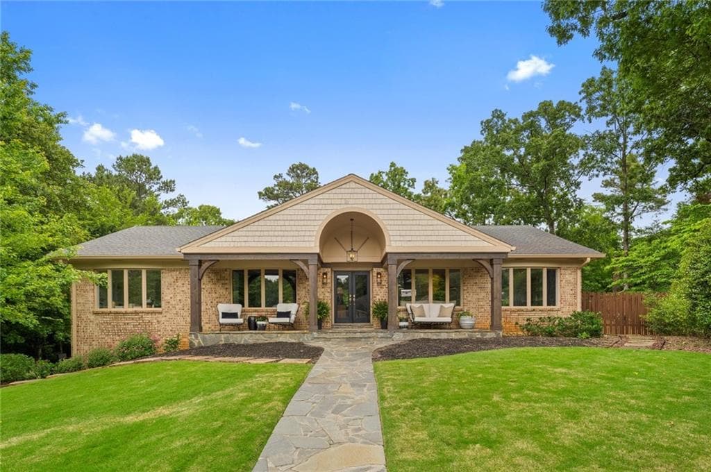 5 bedroom, 4 bathroom, 4,000 sq ft single family residence sold at 1734 Ball Mill Court, Dunwoody, GA 30338