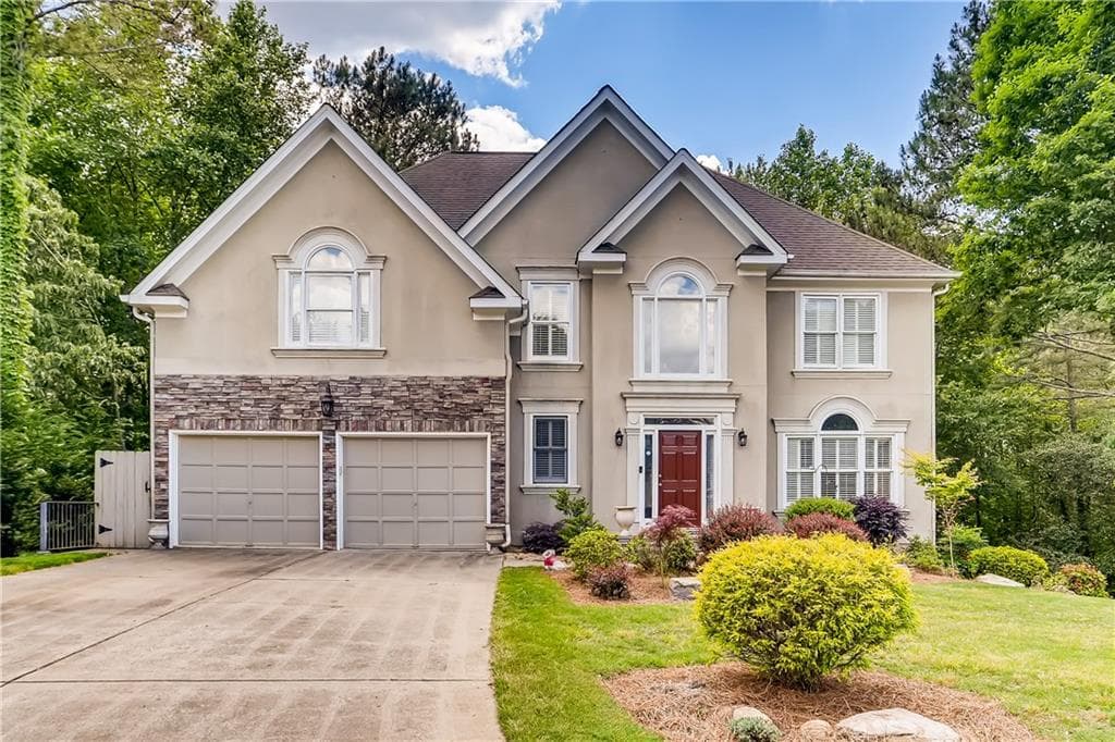 5 bedroom, 5 bathroom, 3,880 sq ft single family residence sold at 409 Misty Ridge Way, Woodstock, GA 30189