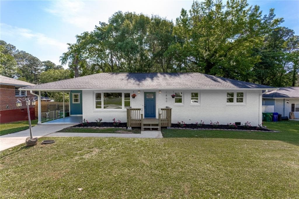 3 bedroom, 2 bathroom, 1,235 sq ft single family residence sold at 1860 Derrill Drive, Decatur, GA 30032