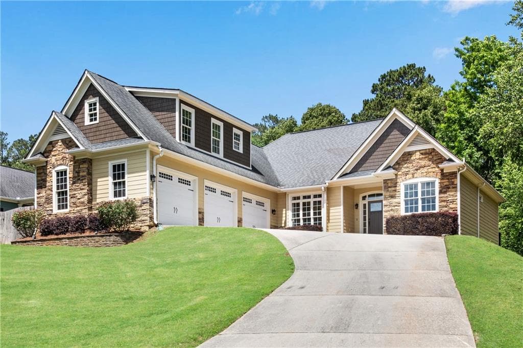 4 bedroom, 3 bathroom, 2,374 sq ft single family residence sold at 1575 Barnes Road, Woodstock, GA 30188
