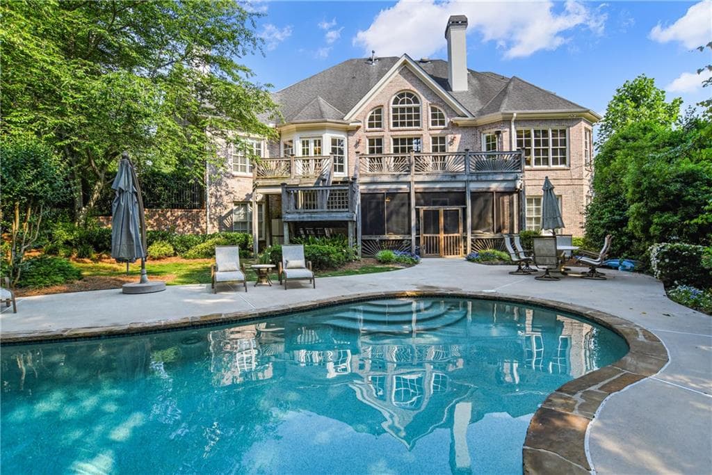 7 bedroom, 8 bathroom, 8,920 sq ft single family residence sold at 210 Pembrook Place, Roswell, GA 30075