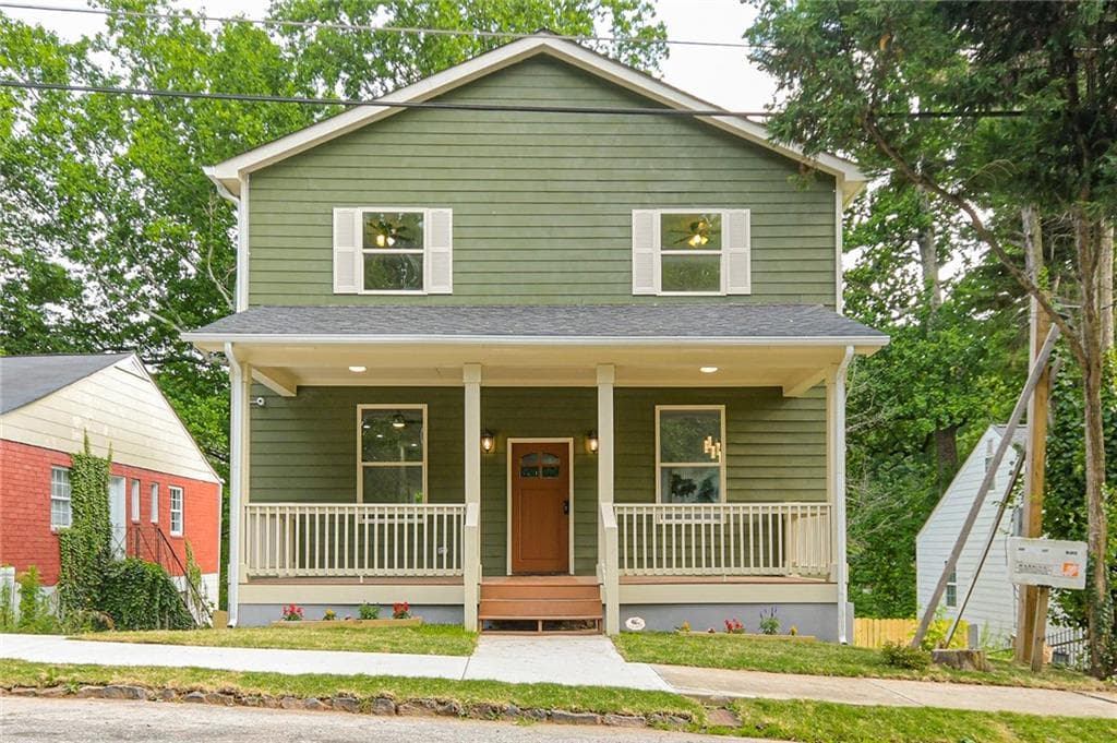 4 bedroom, 4 bathroom single family residence sold at 1356 Chambers Avenue, East Point, GA 30344