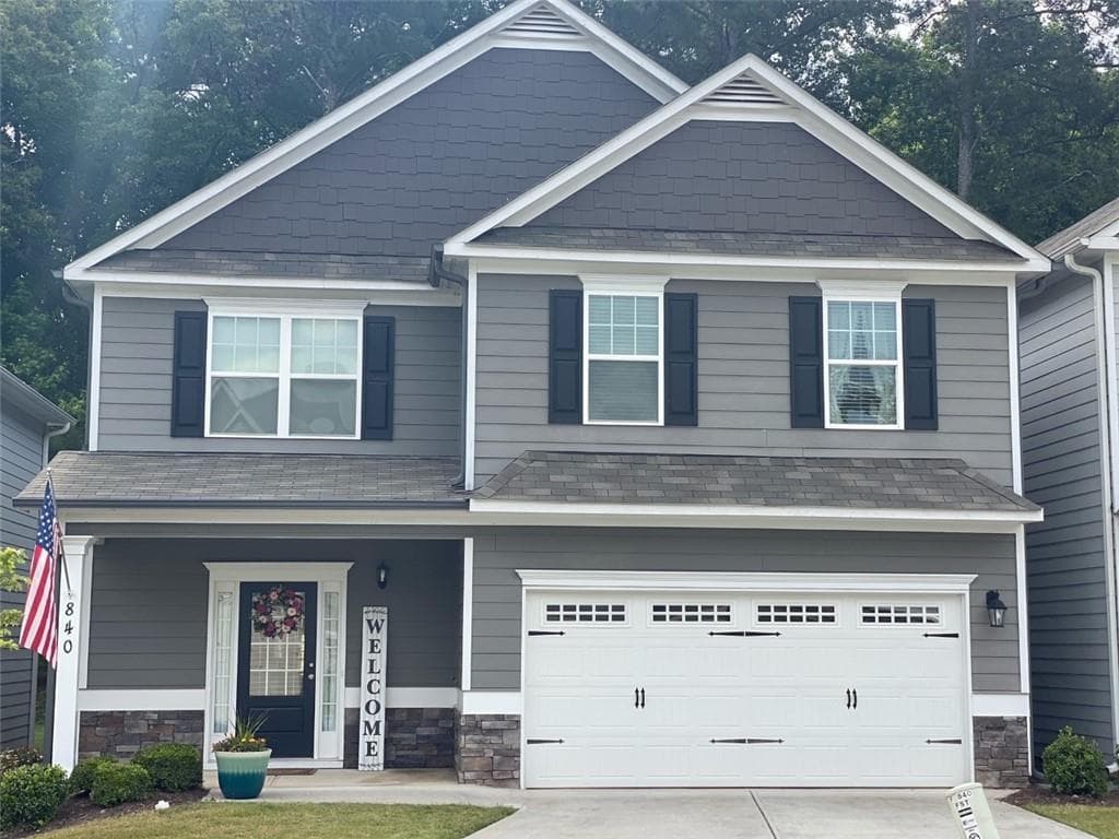 4 bedroom, 3 bathroom, 2,288 sq ft single family residence sold at 840 Whisperwood Trail, Acworth, GA 30102
