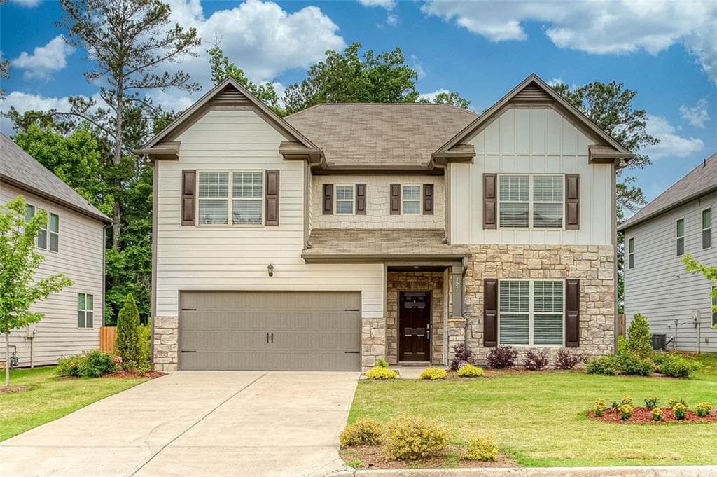5 bedroom, 3 bathroom, 2,802 sq ft single family residence sold at 121 Rushing Creek Drive, Dallas, GA 30132