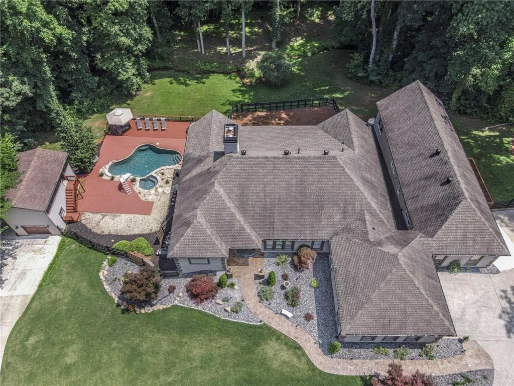 8 bedroom, 7 bathroom, 8,300 sq ft single family residence sold at 201 Windflower Court, Canton, GA 30115
