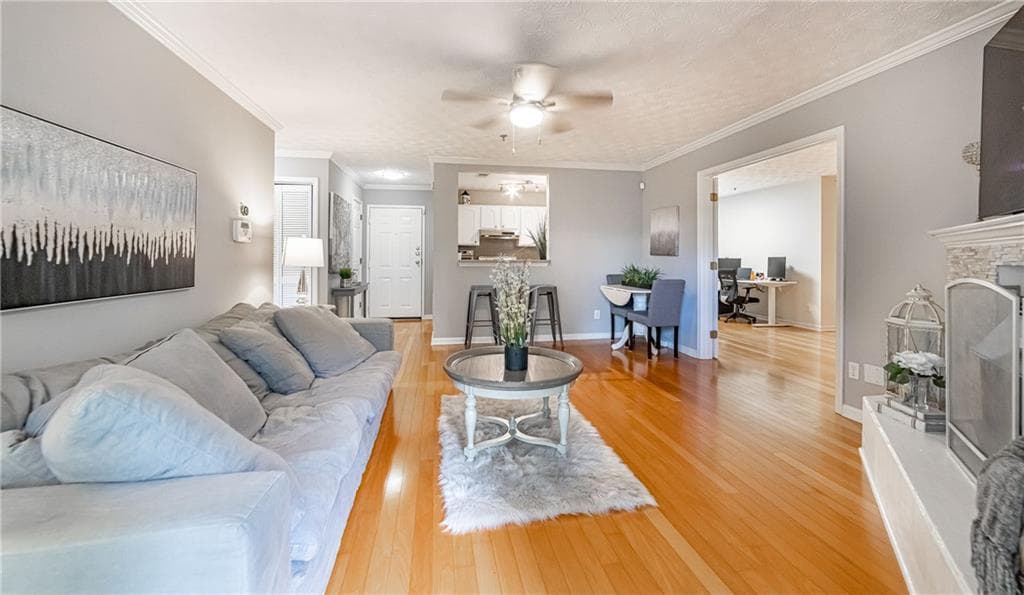 2 bedroom, 1 bathroom, 1,125 sq ft condominium sold at 970 Sidney Marcus Boulevard 2416, Atlanta, GA 30324