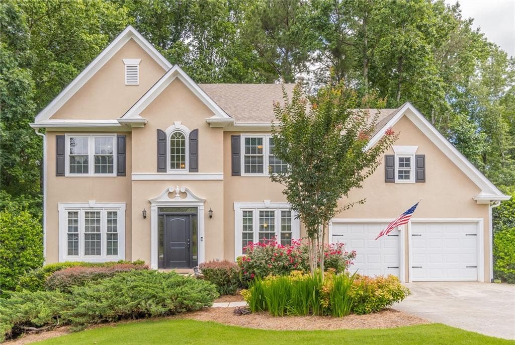5 bedroom, 4 bathroom, 4,133 sq ft single family residence sold at 355 White Rose Trace, Alpharetta, GA 30005