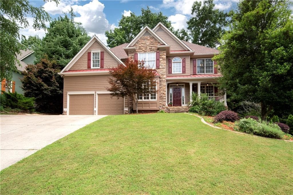 6 bedroom, 4 bathroom, 4,687 sq ft single family residence sold at 436 Lake Point Trace, Canton, GA 30114