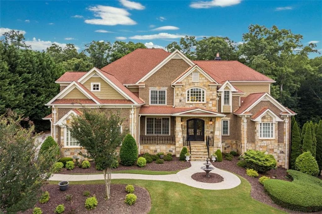 6 bedroom, 9 bathroom, 7,762 sq ft single family residence sold at 15783 Manor Trace, Alpharetta, GA 30004