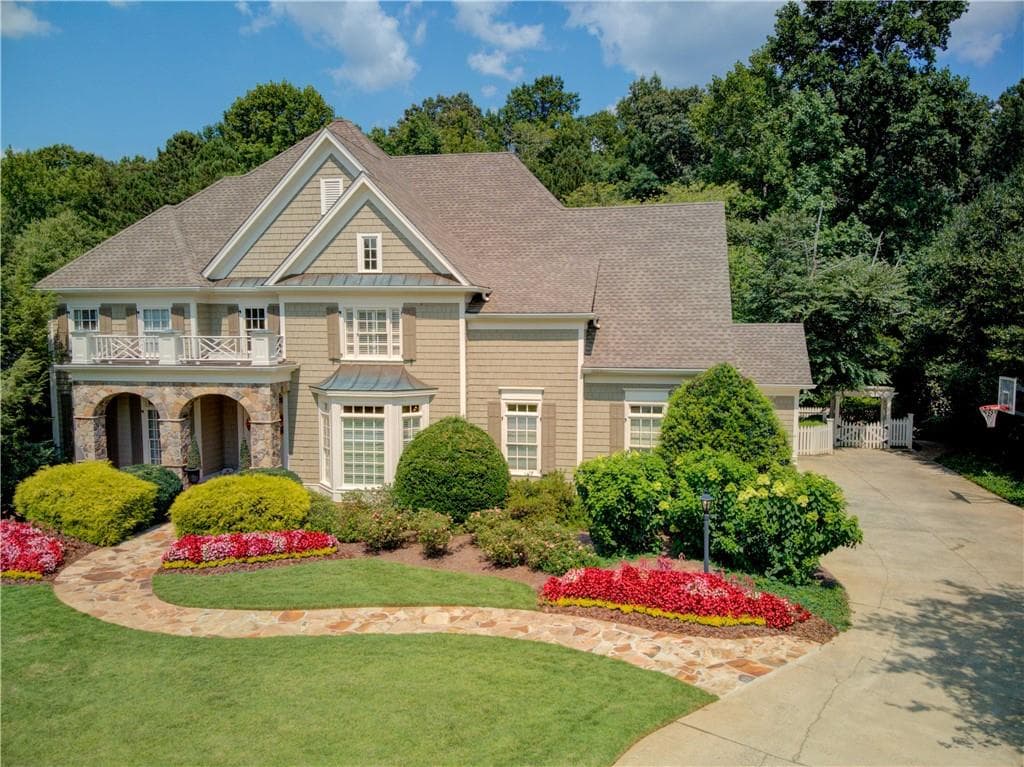 5 bedroom, 6 bathroom, 6,799 sq ft single family residence sold at 443 Langley Oaks Drive, Marietta, GA 30067