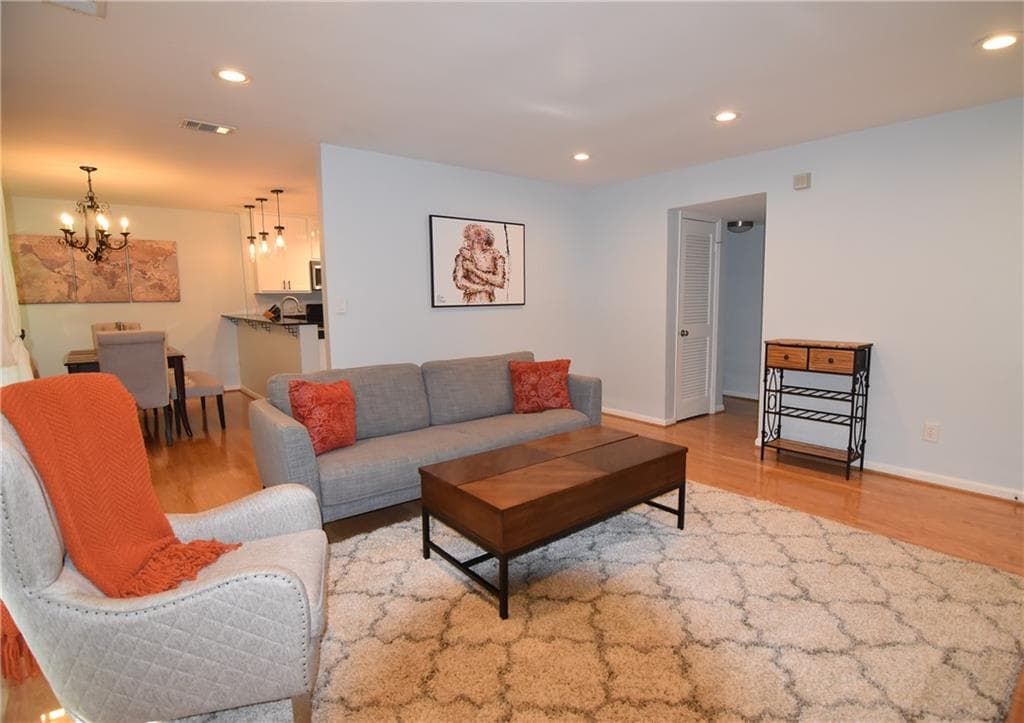 2 bedroom, 2 bathroom, 1,060 sq ft condominium sold at 1445 Monroe Drive B18, Atlanta, GA 30324