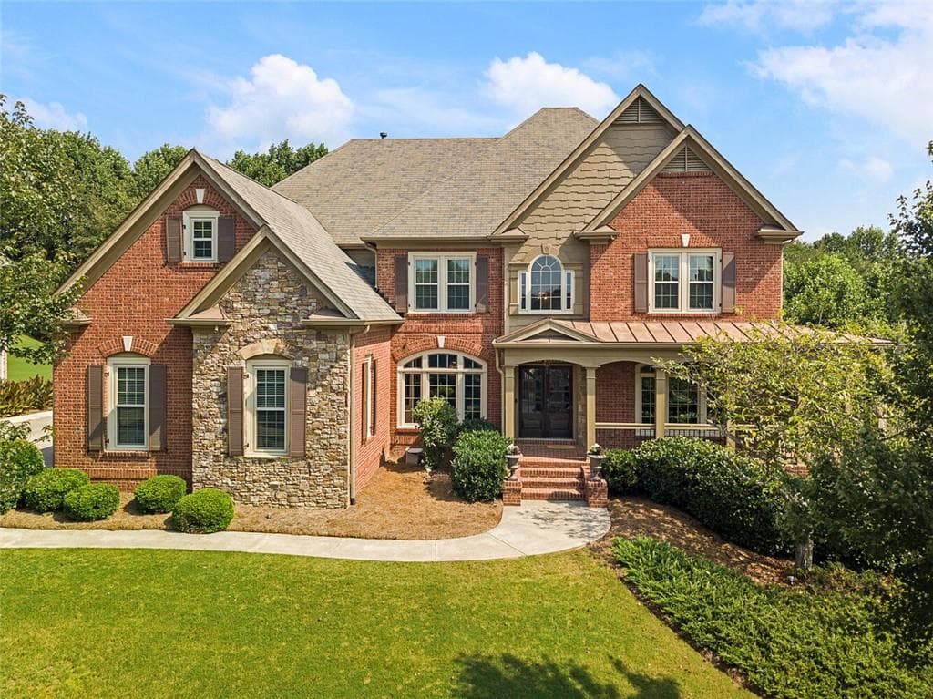 6 bedroom, 6 bathroom, 6,395 sq ft single family residence sold at 2445 Gants Hill Place, Cumming, GA 30041