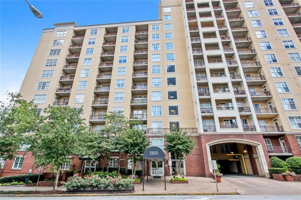 2 bedroom, 2 bathroom, 1,169 sq ft condominium sold at 1101 Juniper Street 419, Atlanta, GA 30309