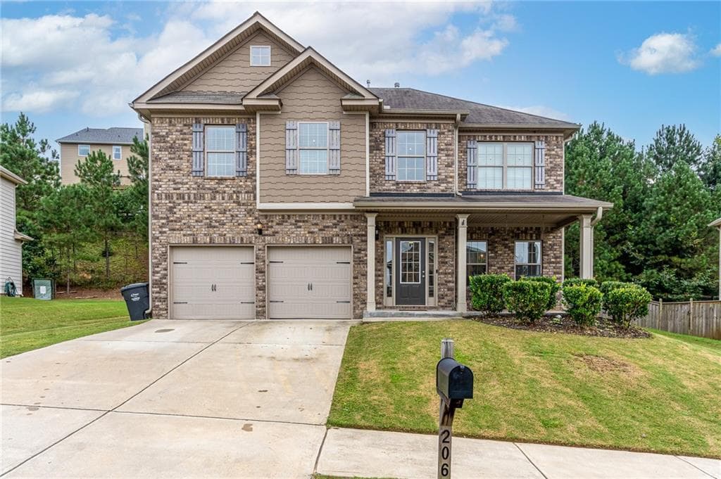 4 bedroom, 3 bathroom, 2,312 sq ft single family residence sold at 206 Sleepy Way, Canton, GA 30114
