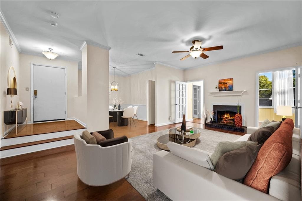 2 bedroom, 2 bathroom, 1,602 sq ft condominium sold at 5145 Chemin De Vie, Sandy Springs, GA 30342
