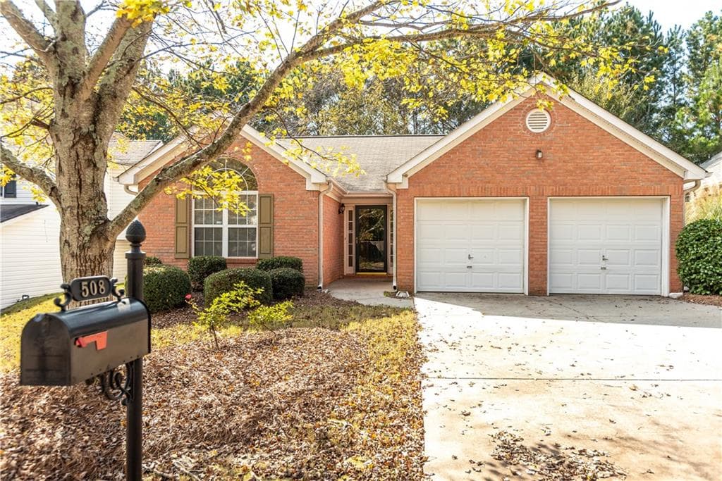 3 bedroom, 2 bathroom, 1,374 sq ft single family residence sold at 508 Parkstone Lane, Woodstock, GA 30189