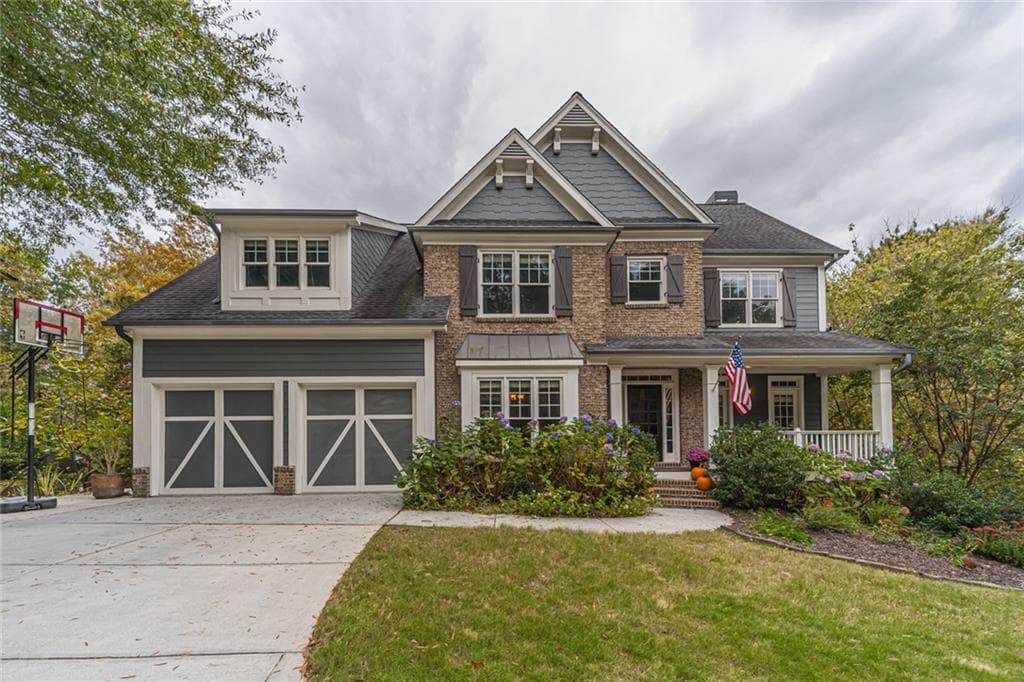 5 bedroom, 5 bathroom, 5,496 sq ft single family residence sold at 529 Wooded Mtn Trail, Canton, GA 30114