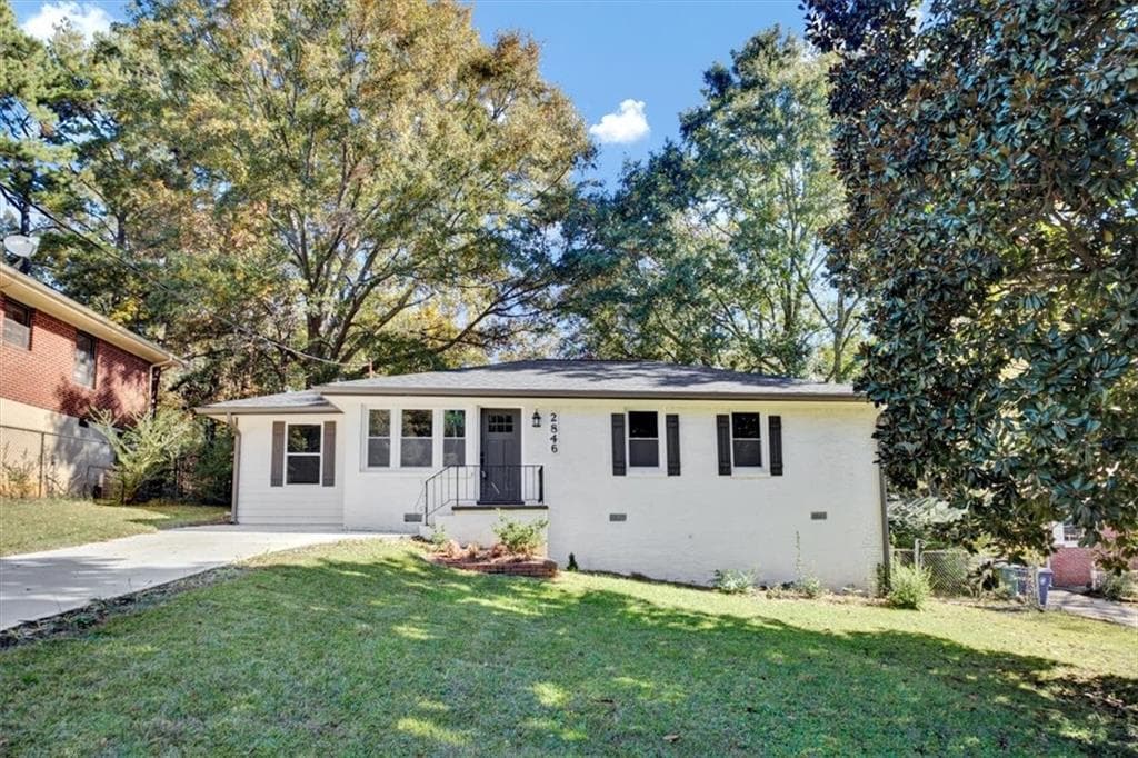 3 bedroom, 2 bathroom, 1,214 sq ft single family residence sold at 2846 Meadowview Drive, Atlanta, GA 30316