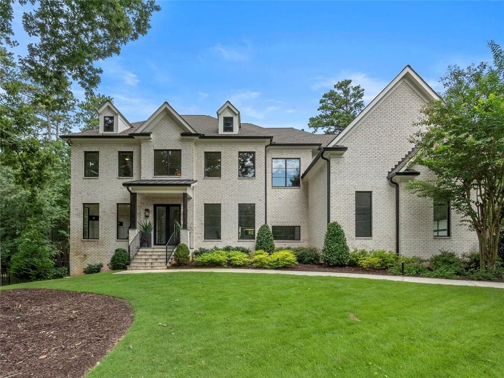 6 bedroom, 9 bathroom single family residence sold at 4736 Lake Forrest Drive, Sandy Springs, GA 30342