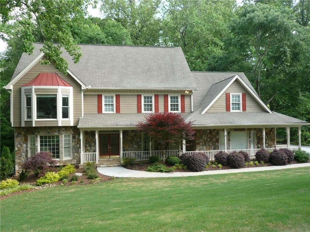 5 bedroom, 5 bathroom, 4,003 sq ft single family residence sold at 1565 Lazy River Lane, Sandy Springs, GA 30350