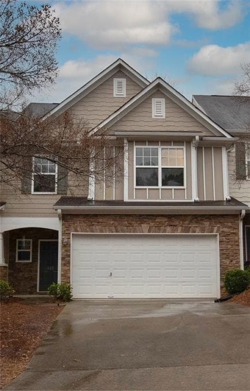 3 bedroom, 3 bathroom, 1,706 sq ft townhouse sold at 420 Mountain View Lane, Woodstock, GA 30188