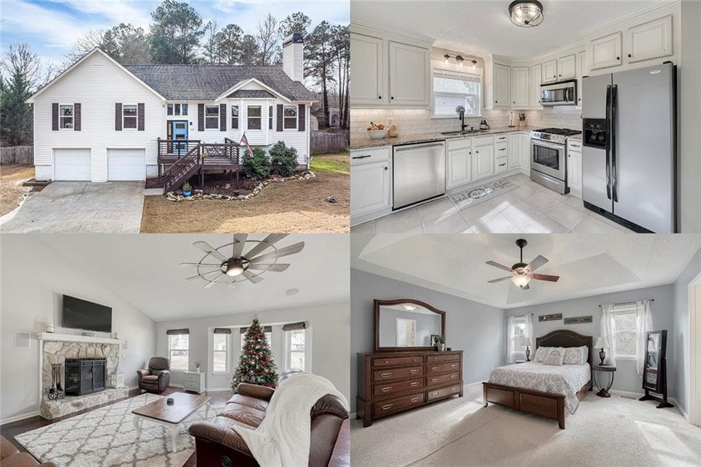 3 bedroom, 2 bathroom, 1,704 sq ft single family residence sold at 3307 Goodell Road, Acworth, GA 30102