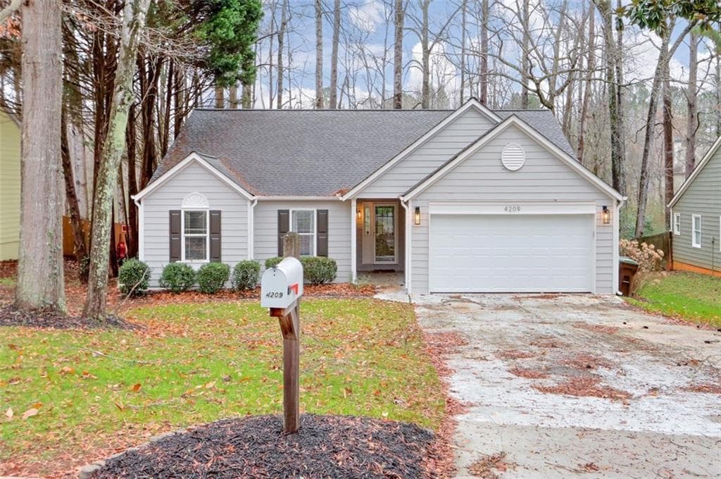 3 bedroom, 2 bathroom, 1,762 sq ft single family residence sold at 4209 Harris Ridge Court, Roswell, GA 30076