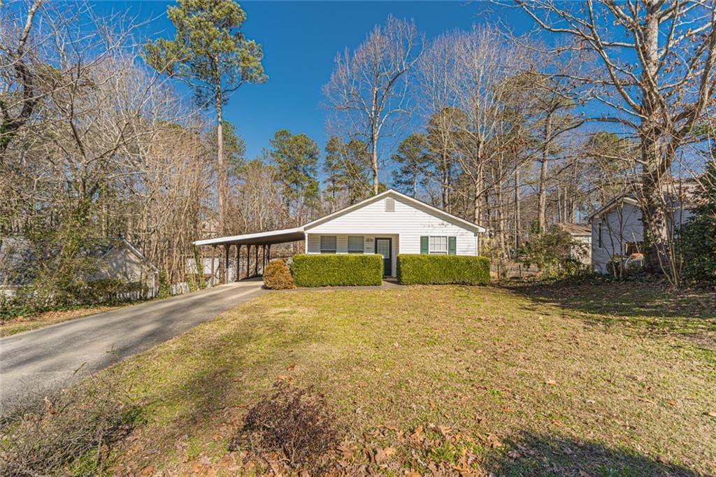 2 bedroom, 1 bathroom, 750 sq ft single family residence sold at 3495 Auburn Drive, Cumming, GA 30041