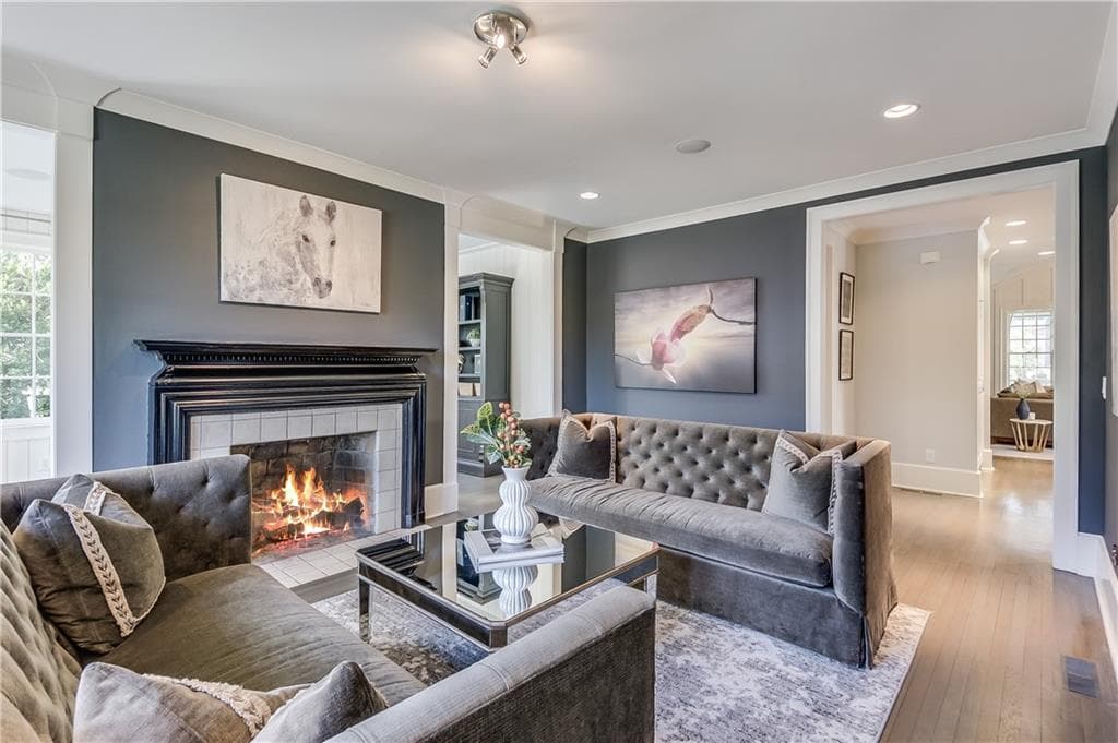 4 bedroom, 5 bathroom, 4,394 sq ft single family residence sold at 1476 N Highland Avenue, Atlanta, GA 30306