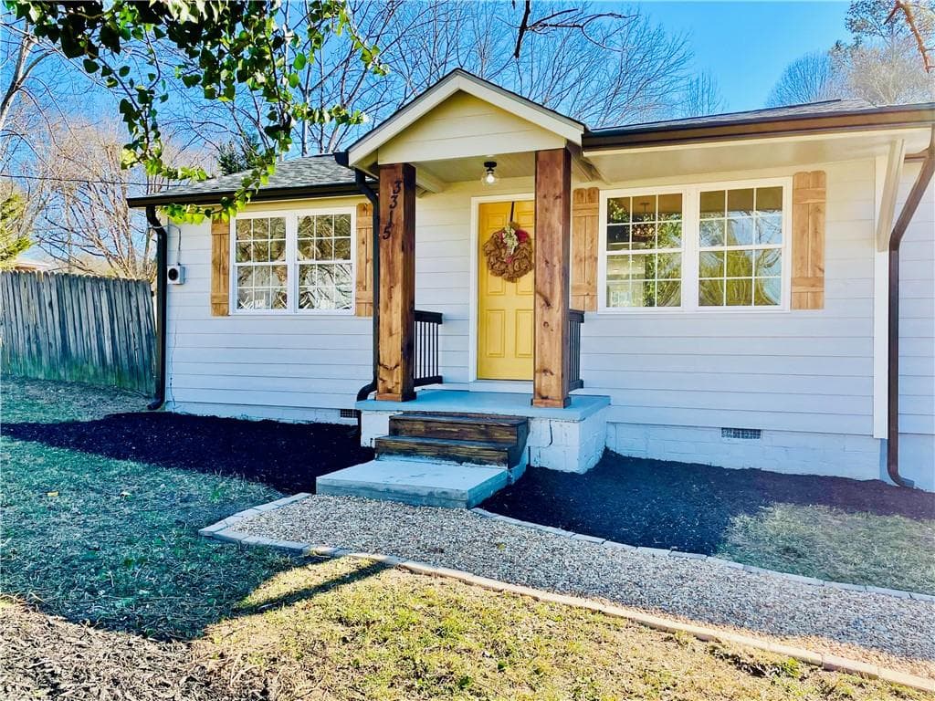 3 bedroom, 2 bathroom, 1,370 sq ft single family residence sold at 3315 Plantation Road, Acworth, GA 30102