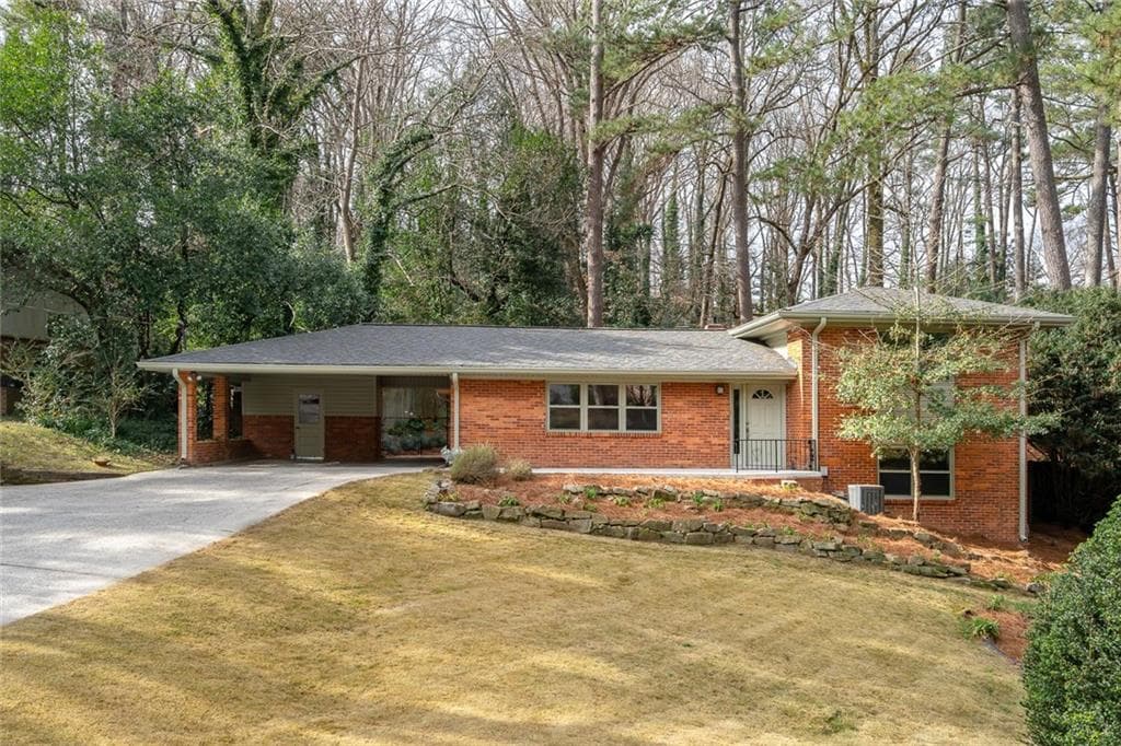 4 bedroom, 2 bathroom, 2,043 sq ft single family residence sold at 2424 Briarmoor Road, Atlanta, GA 30345