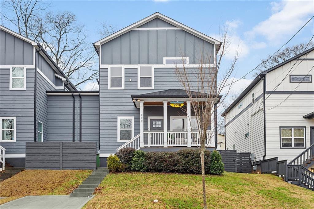 4 bedroom, 3 bathroom, 2,310 sq ft single family residence sold at 999 Grant Terrace #B, Atlanta, GA 30315