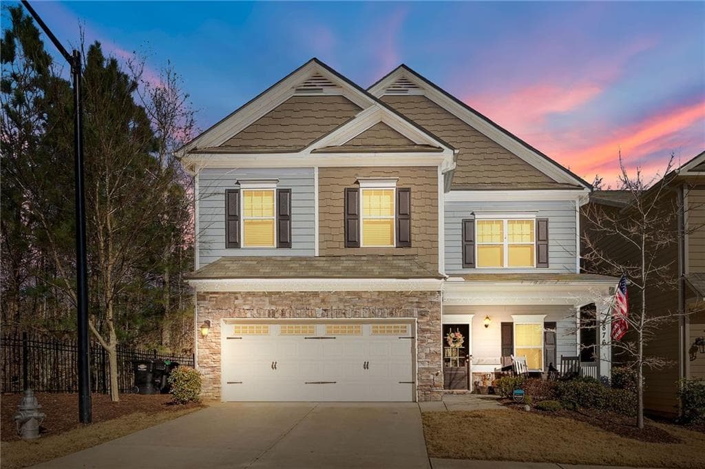 4 bedroom, 3 bathroom, 2,600 sq ft single family residence sold at 876 Whisperwood Trail, Acworth, GA 30102
