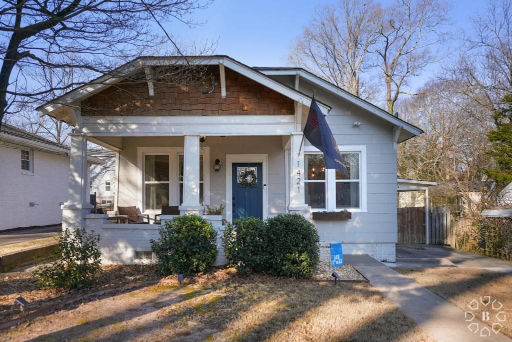 2 bedroom, 1 bathroom, 1,078 sq ft single family residence sold at 1421 Benteen Avenue, Atlanta, GA 30315