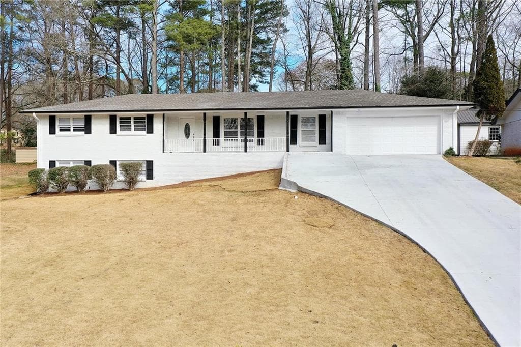 4 bedroom, 2 bathroom, 3,300 sq ft single family residence sold at 1288 Renee Drive, Lilburn, GA 30047
