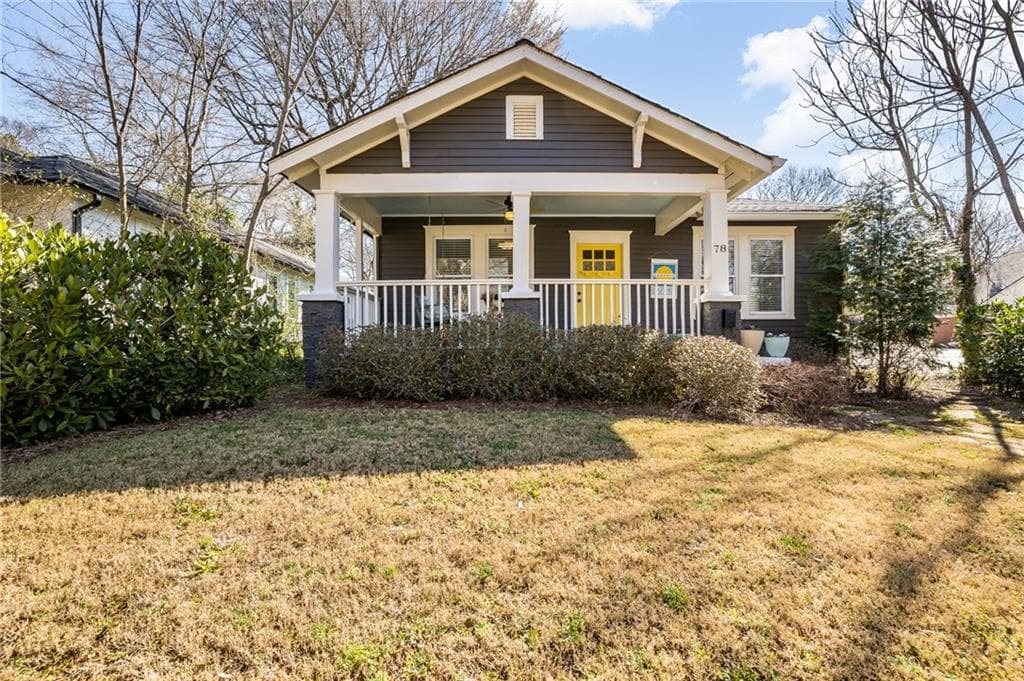 3 bedroom, 2 bathroom, 1,536 sq ft single family residence sold at 78 Whitefoord Avenue, Atlanta, GA 30317