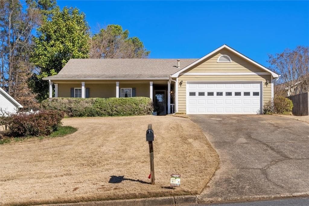 3 bedroom, 2 bathroom, 1,696 sq ft single family residence sold at 4810 Roswell Mill Drive, Johns Creek, GA 30022