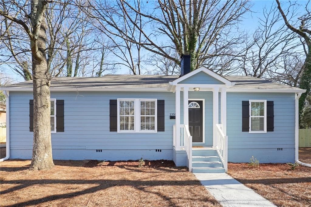 3 bedroom, 2 bathroom, 1,104 sq ft single family residence sold at 1350 Campbellton Road, Atlanta, GA 30310