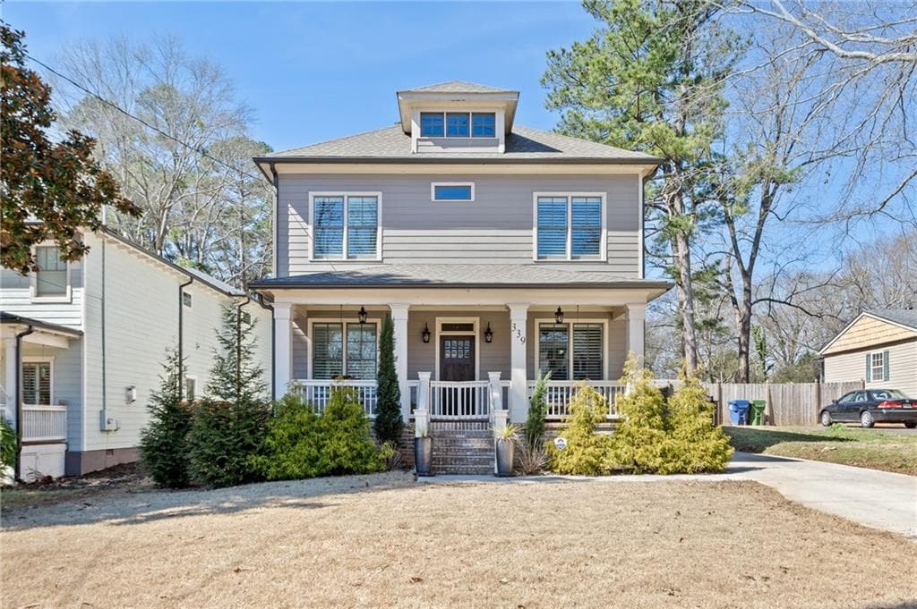 4 bedroom, 4 bathroom, 2,606 sq ft single family residence sold at 339 Ashburton Avenue, Atlanta, GA 30317