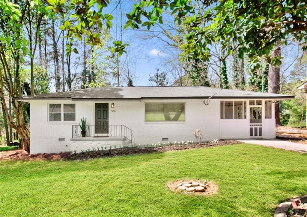3 bedroom, 2 bathroom, 1,000 sq ft single family residence sold at 536 VIRGINIA, Marietta, GA 30067