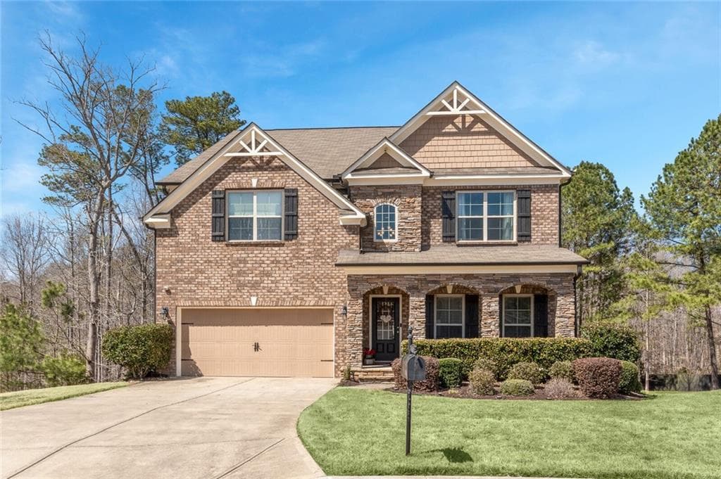 5 bedroom, 5 bathroom, 5,070 sq ft single family residence sold at 4455 Griffin Trail Way, Cumming, GA 30041