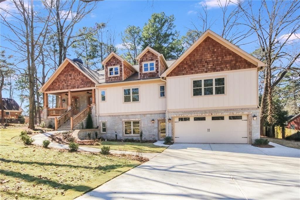 5 bedroom, 5 bathroom, 4,736 sq ft single family residence sold at 2485 Glenbonnie Drive, Atlanta, GA 30360