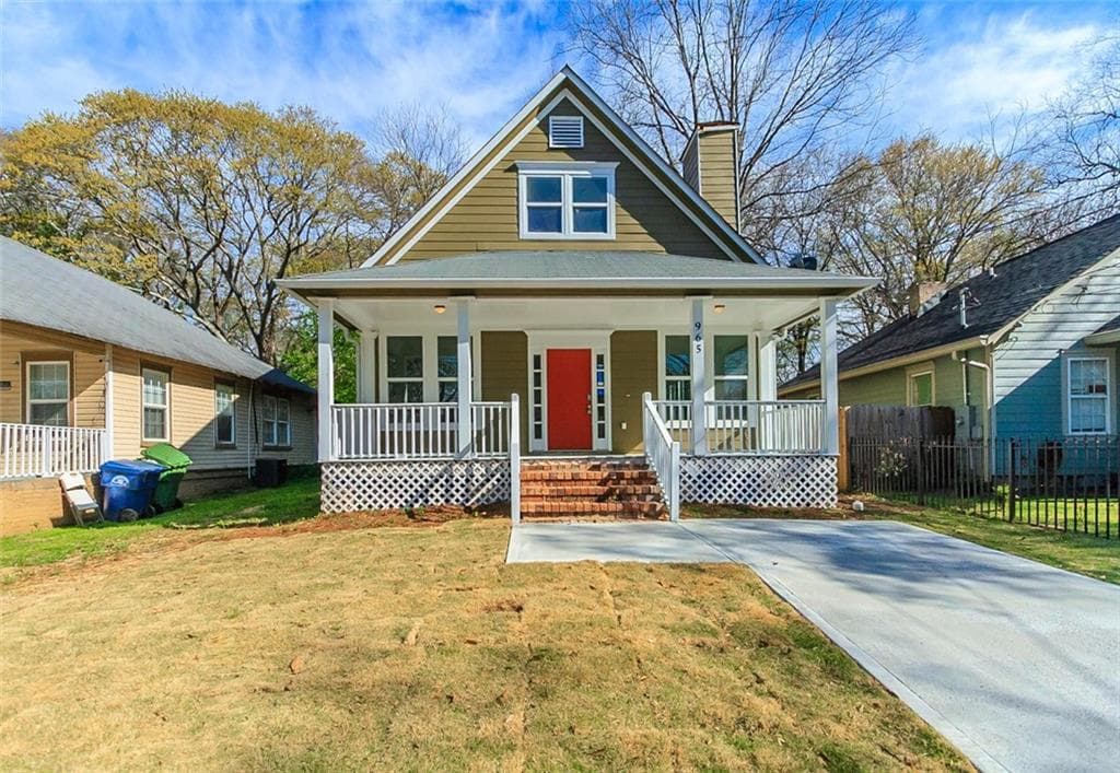 3 bedroom, 3 bathroom, 2,209 sq ft single family residence sold at 965 Harwell Street, Atlanta, GA 30314