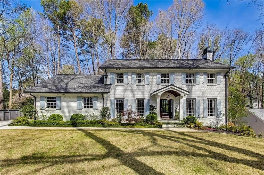 4 bedroom, 4 bathroom, 2,437 sq ft single family residence sold at 1448 W Nancy Creek Drive, Brookhaven, GA 30319